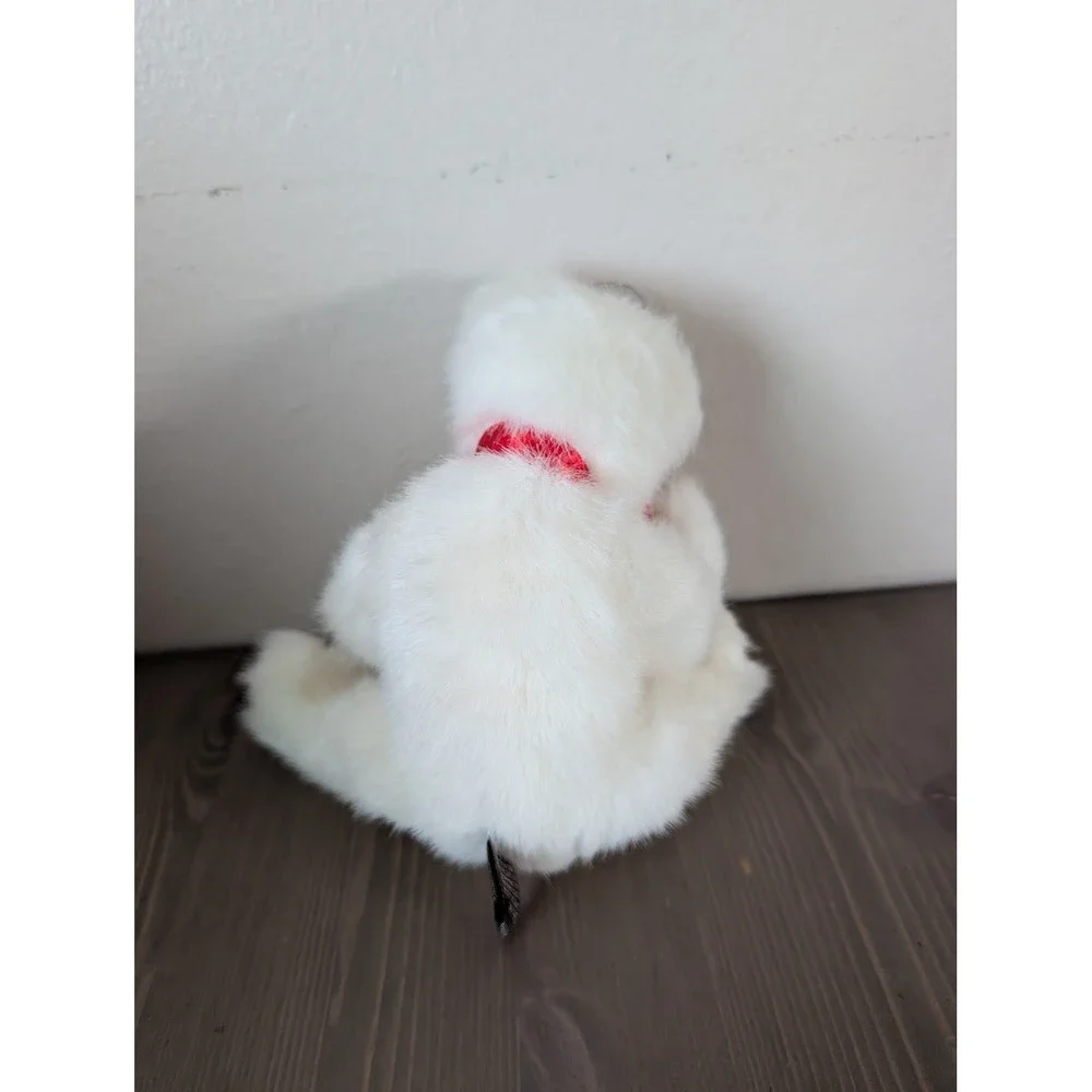 Ty Amore White Bear Red‎ Ribbon I Heart U Plush Collectible Love Valentine's Toy